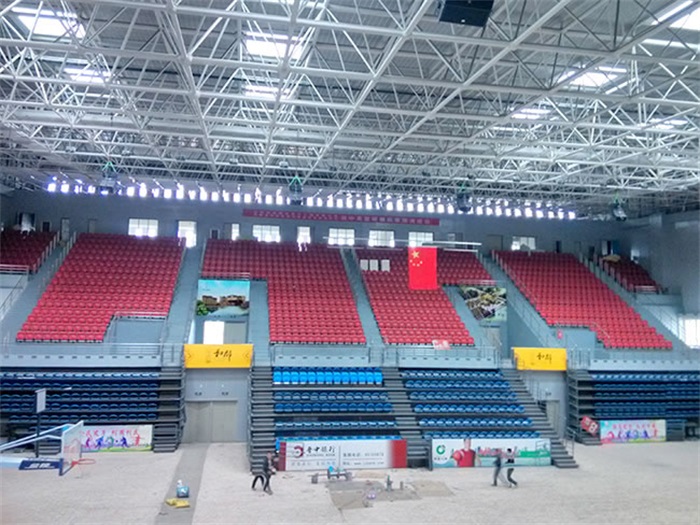 顺义电厂体育馆网架加工